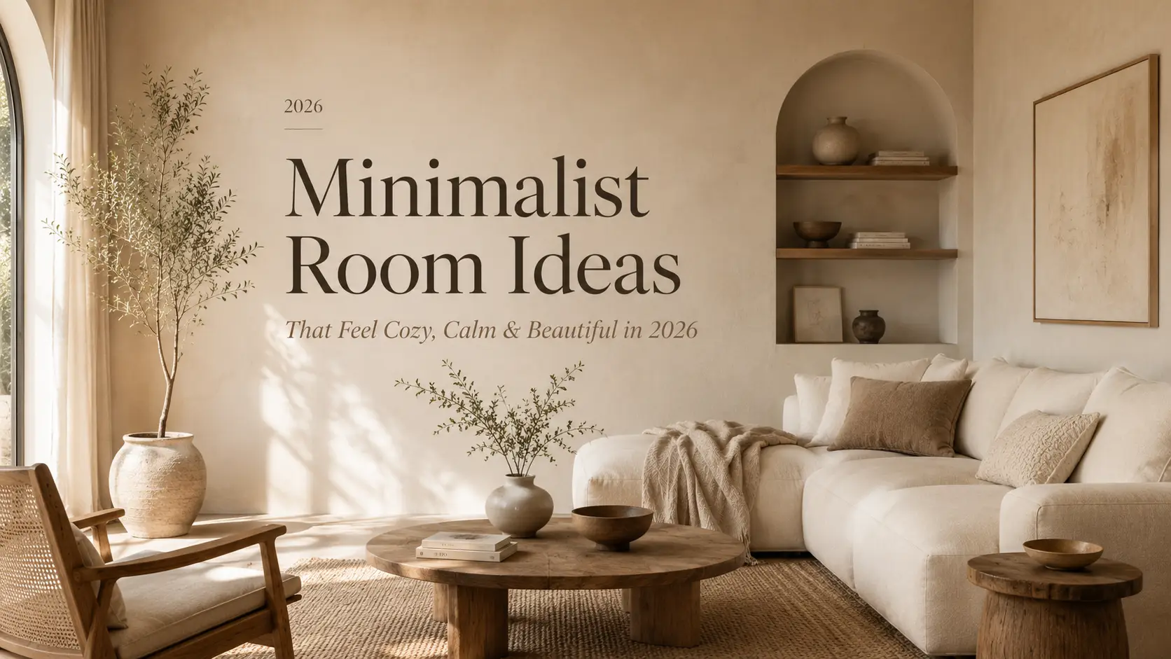 Minimalist Room Ideas That Feel Cozy, Calm & Beautiful in 2026