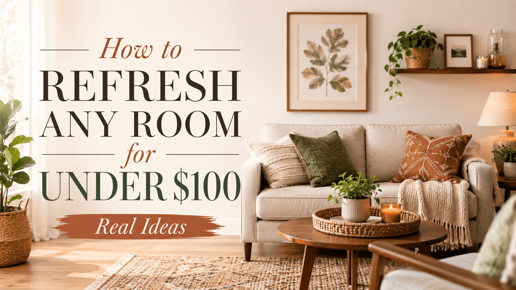 How to Refresh Any Room for Under $100