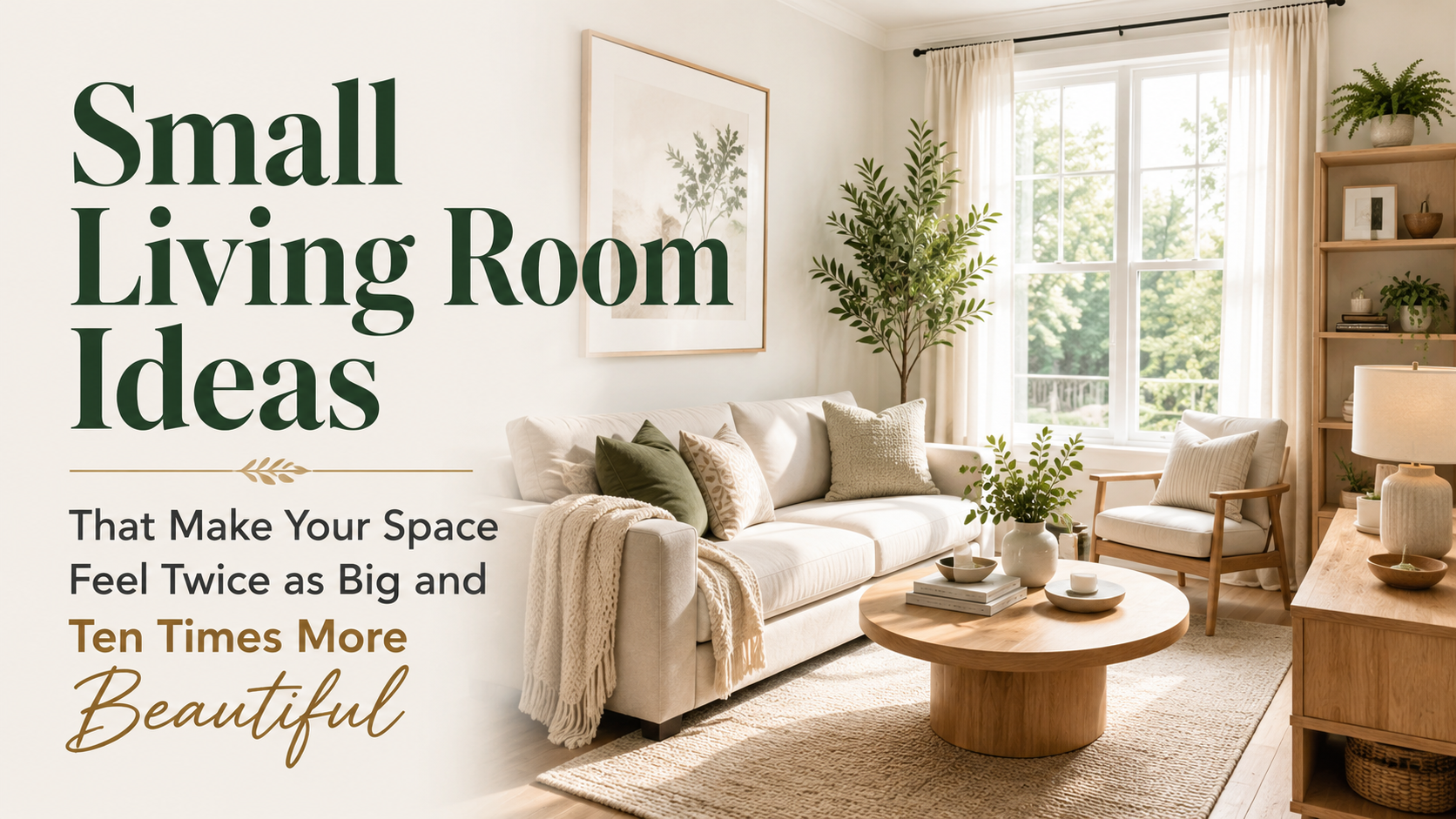 Small Living Room Ideas That Make Your Space Feel Twice as Big and Ten Times More Beautiful