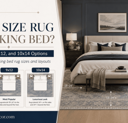 What Size Rug for a King Bed? Best 8x10, 9x12, and 10x14 Options