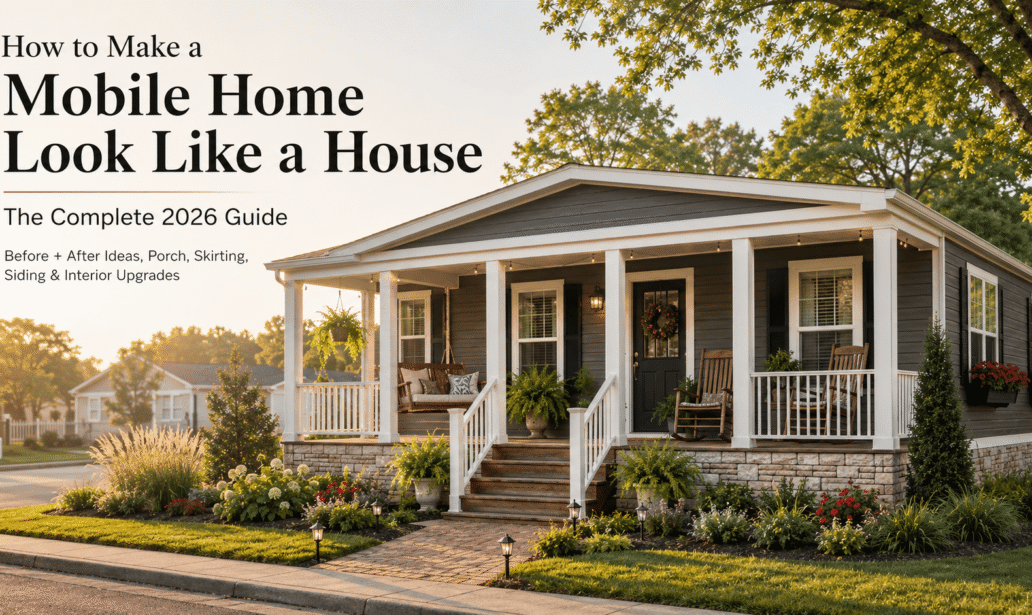 How to Make a Mobile Home Look Like a House: The Complete 2026 Guide