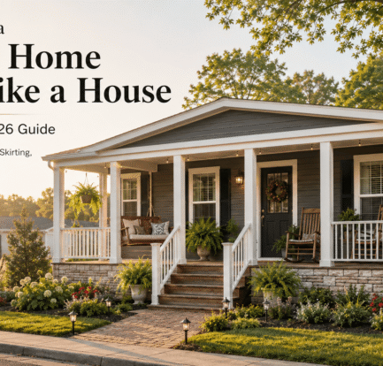 How to Make a Mobile Home Look Like a House: The Complete 2026 Guide