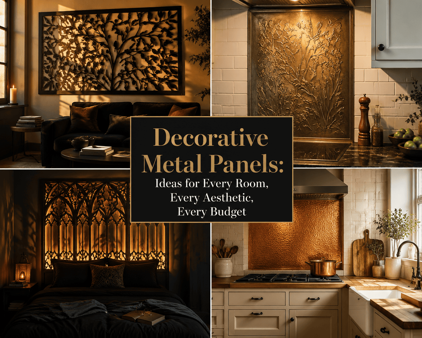 Decorative Metal Panels: Ideas for Every Room, Every Aesthetic, Every Budget