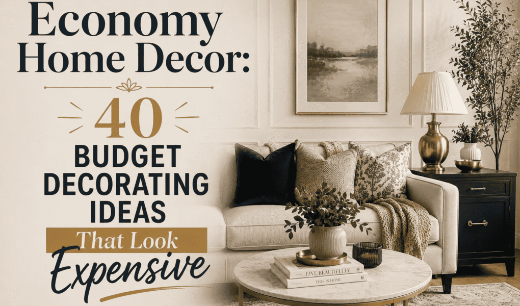 Economy Home Decor: 40 Budget Decorating Ideas That Look Expensive