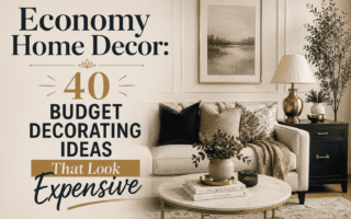 Economy Home Decor: 40 Budget Decorating Ideas That Look Expensive