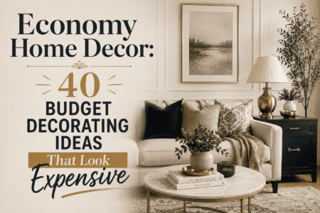 Economy Home Decor: 40 Budget Decorating Ideas That Look Expensive