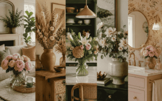 Flower Home Decor Ideas: Fresh, Dried, and Artificial Arrangements for Every Room and Aesthetic