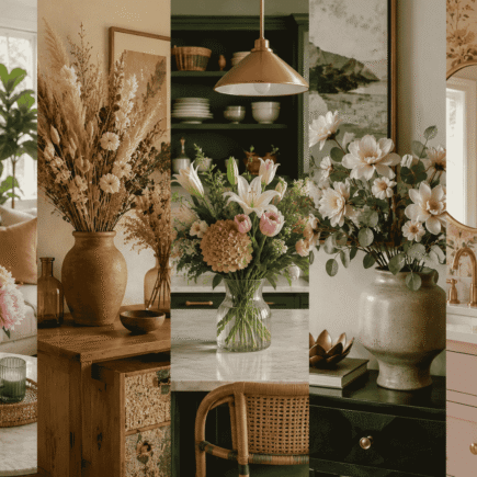 Flower Home Decor Ideas: Fresh, Dried, and Artificial Arrangements for Every Room and Aesthetic