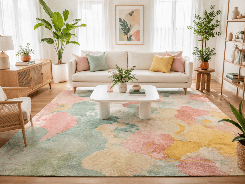 Pastel Rugs: How to Choose the Perfect Colourful Rug for Your Room