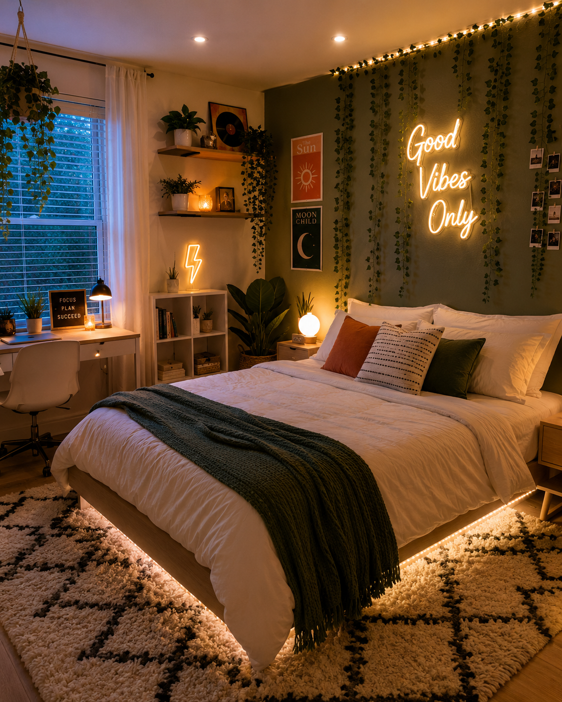 Aesthetic Neon Signs & Fairy Lights: The Complete Bedroom Lighting Guide