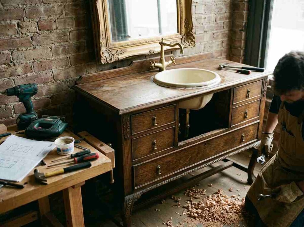 Antique Style Bathroom Vanity: The Complete Buying and DIY Guide