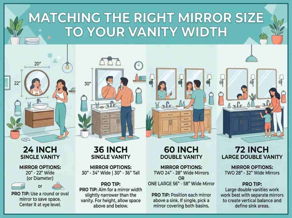 Common Bathroom Vanity Sizes: The Complete Reference Guide