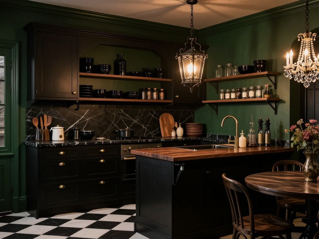 Gothic Kitchen & Dining Room Decor: The Complete Dark Elegance Guide