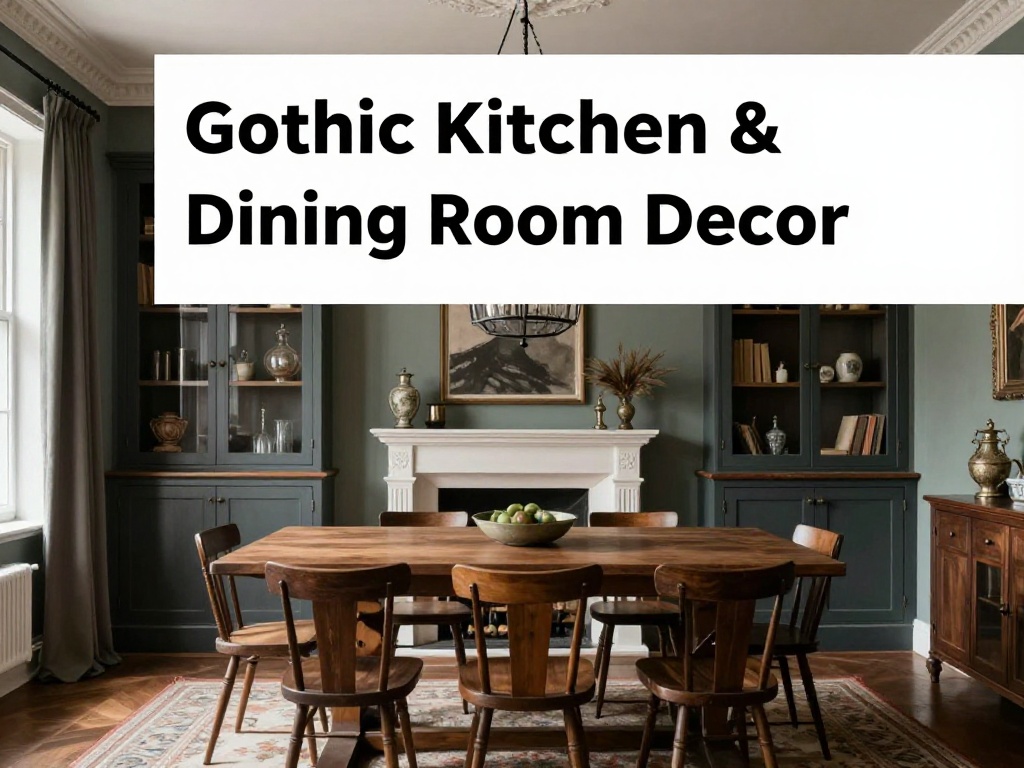 Gothic Kitchen & Dining Room Decor: The Complete Dark Elegance Guide