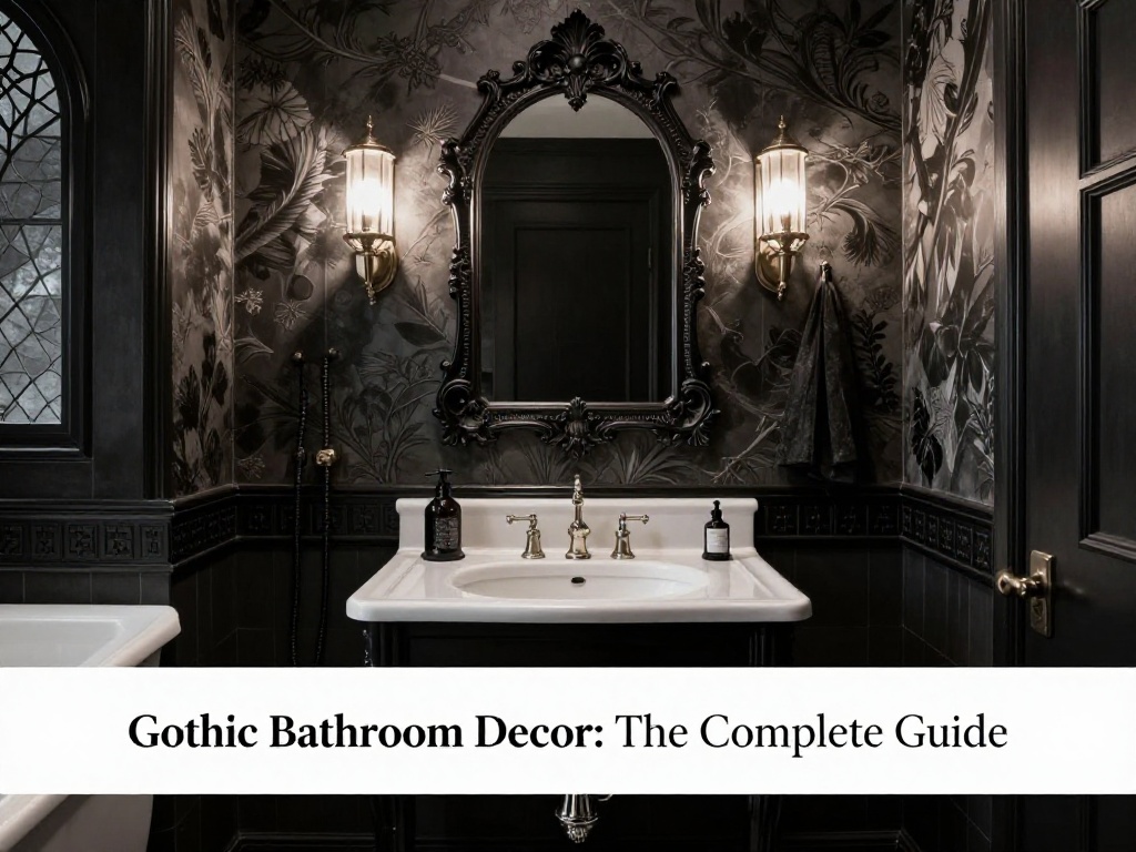 Gothic Bathroom Decor: The Complete Guide to Dark, Dramatic Elegance
