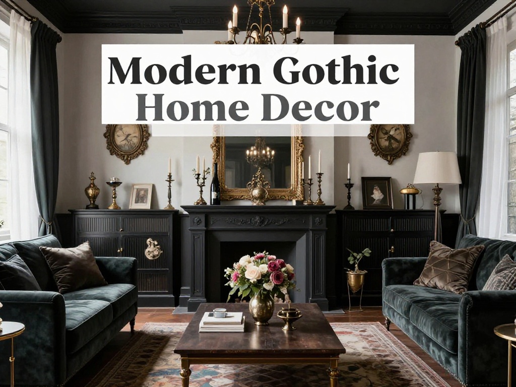 Modern Gothic Home Decor