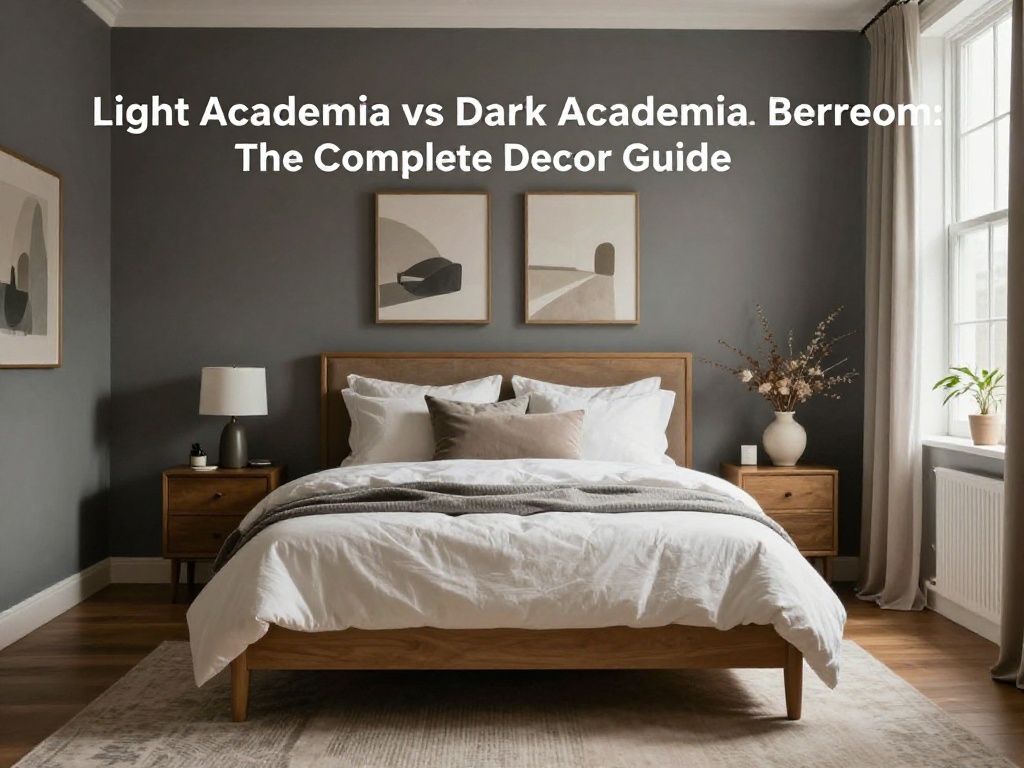 Light Academia vs Dark Academia Bedroom: The Complete Decor Guide