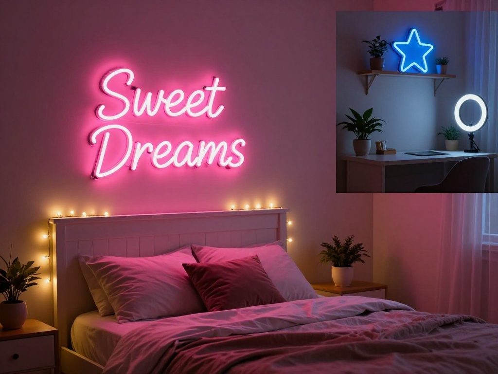 Aesthetic Neon Signs & Fairy Lights: The Complete Bedroom Lighting Guide