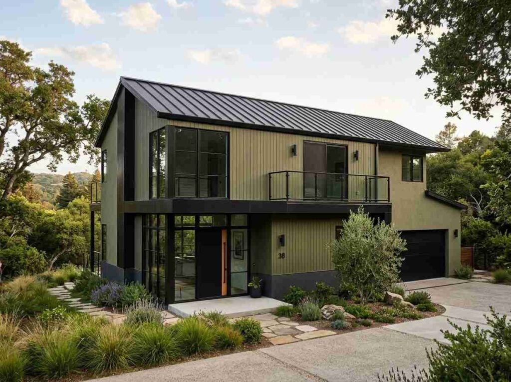 Dark Olive Green House With Black Trim: The Complete Colour and Style Guide