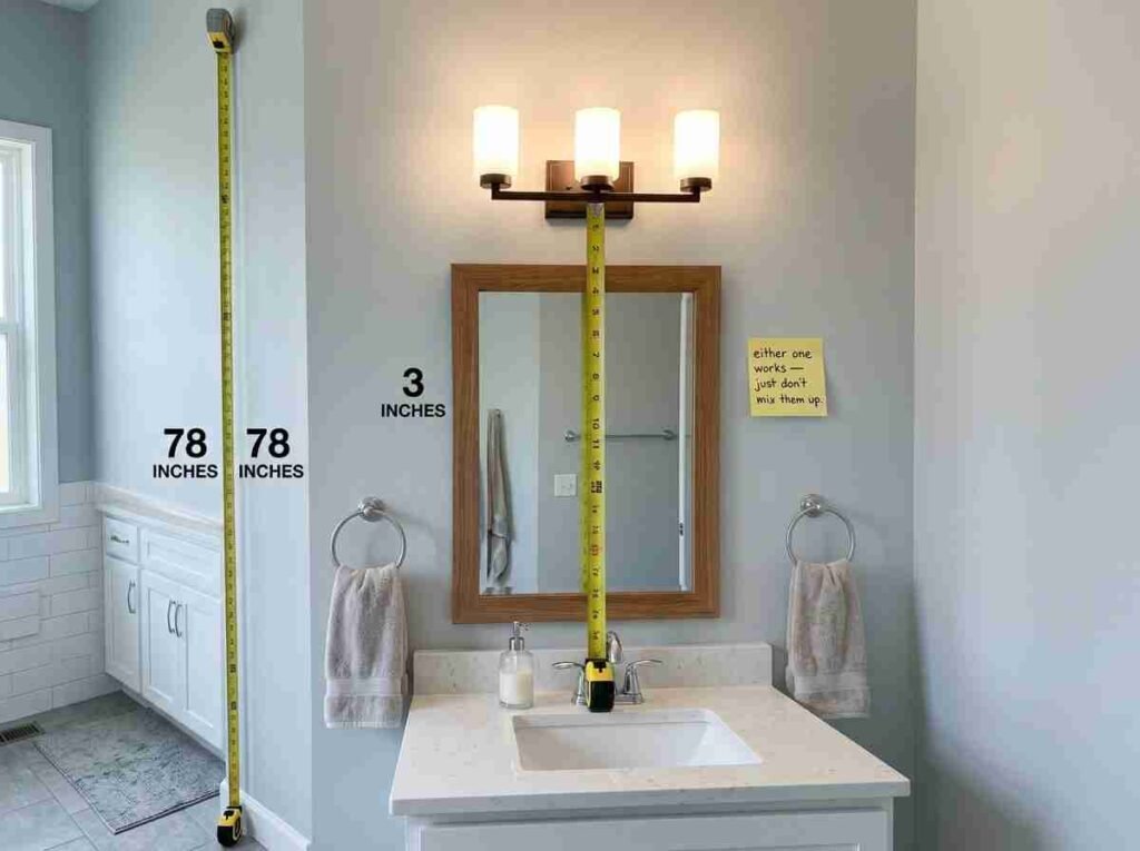 Vanity Light Height: The Complete Guide