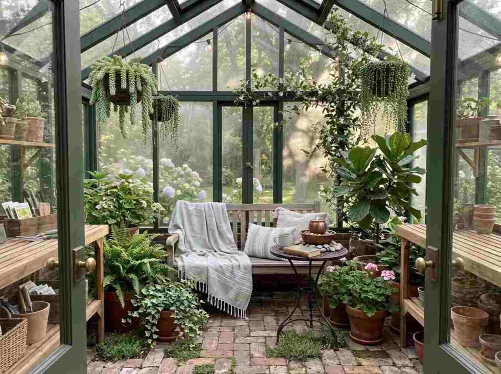 Home Greenhouse Ideas That Turn a Glass Structure Into a Peaceful Garden Sanctuary