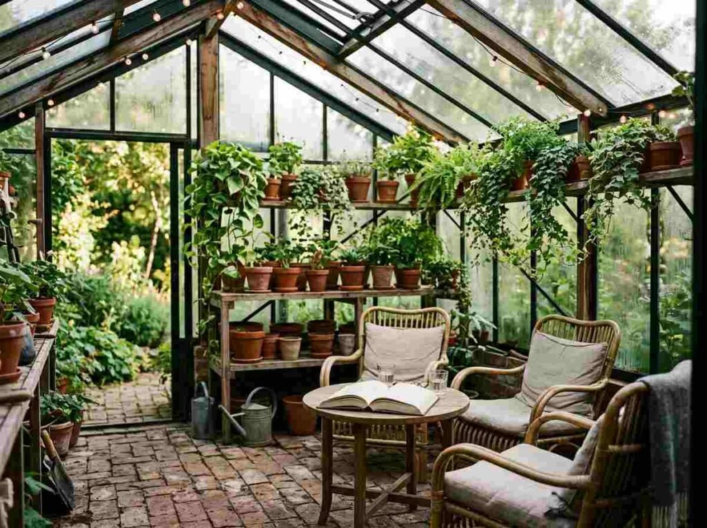 Home Greenhouse Ideas That Turn a Glass Structure Into a Peaceful Garden Sanctuary